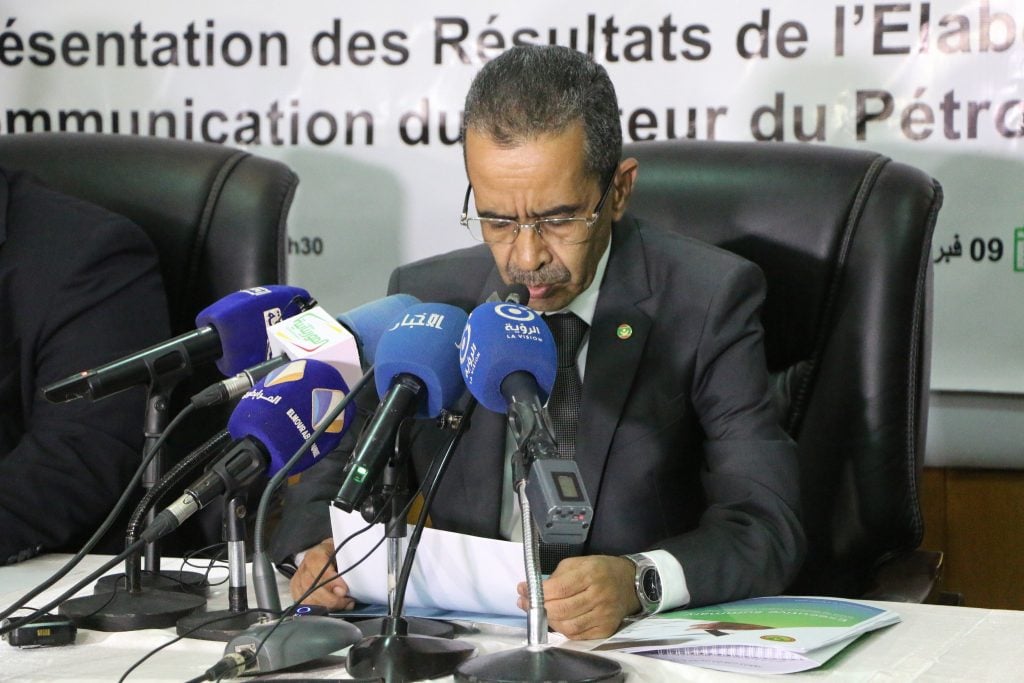 Announcing the latest numbers of oil and gas reserves in Mauritania